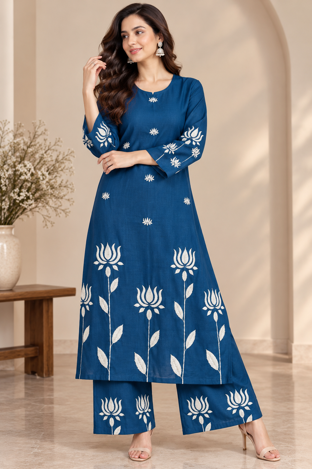 Lotus Bloom Kurta Set