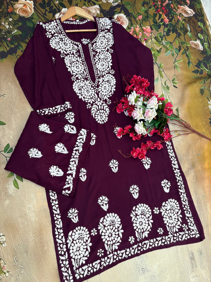 Riwaayat Chikankari Kurta Set