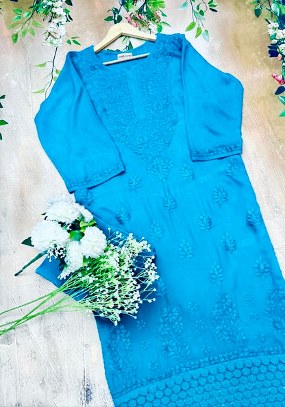 Nazakat Authentic Lucknowi Kurta Set