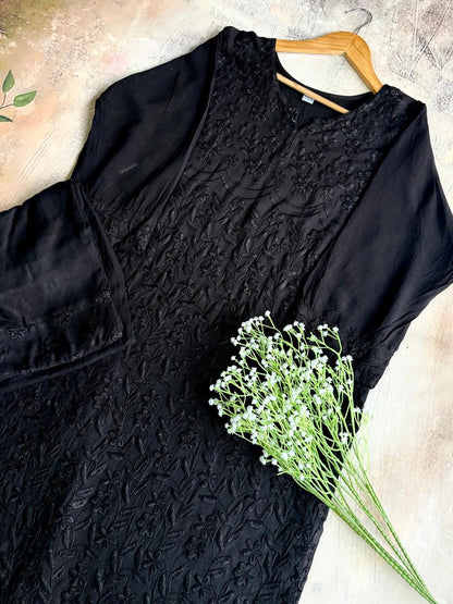 Nazakat Authentic Lucknowi Kurta Set