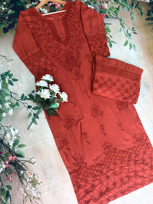 Nazakat Raha Authentic Lucknowi Kurta Set