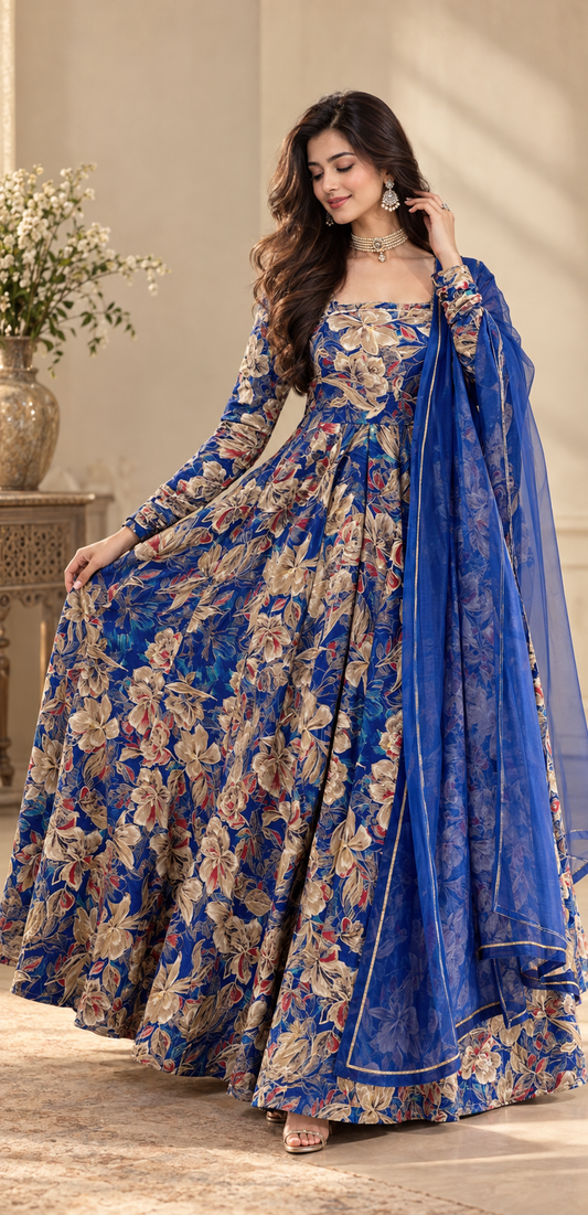Khushi Bloom Anarkali Set