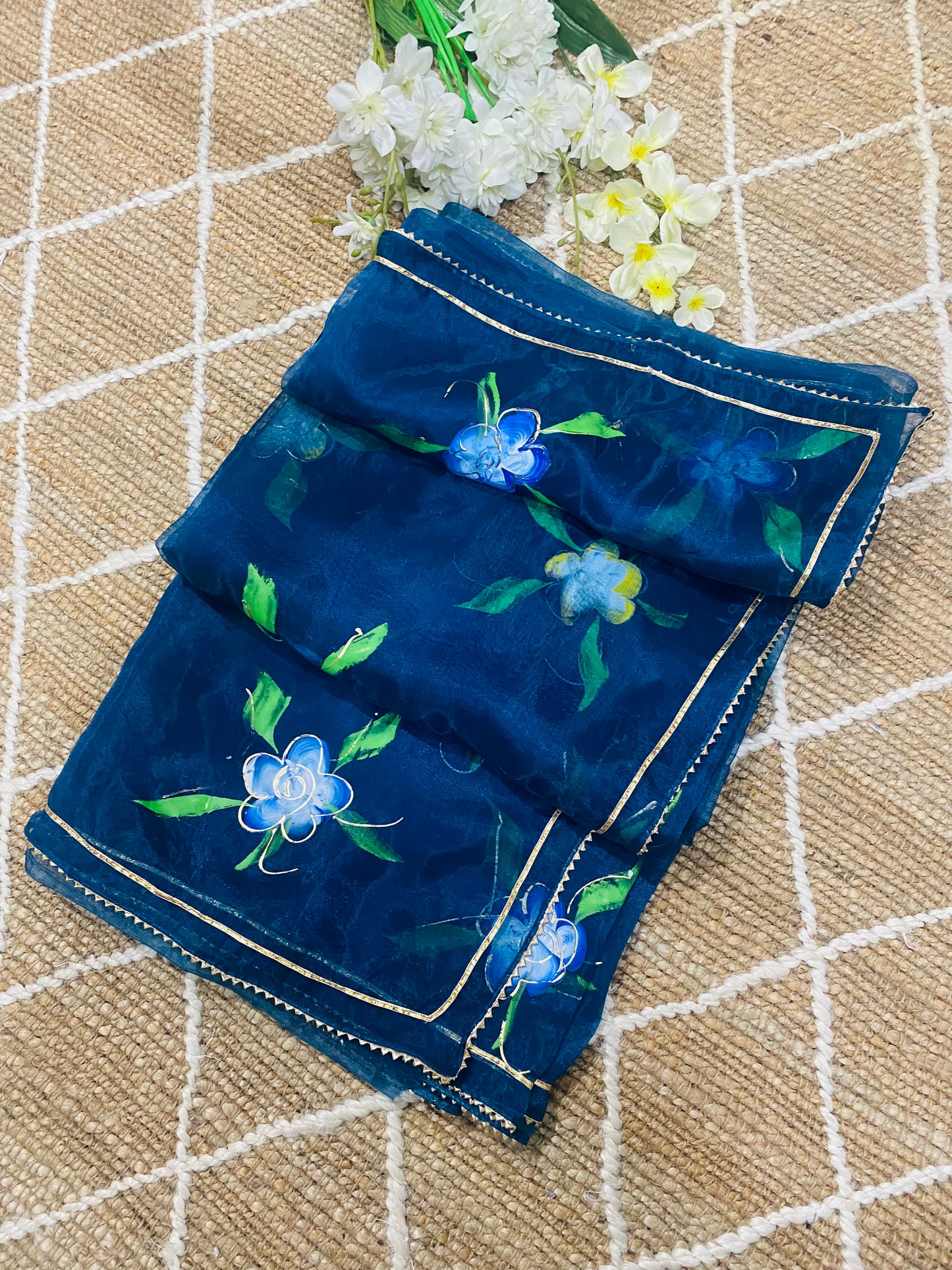 Gulabi Dhaga’s Authentic Hand Painted Sarees