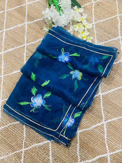 Gulabi Dhaga’s Authentic Hand Painted Sarees
