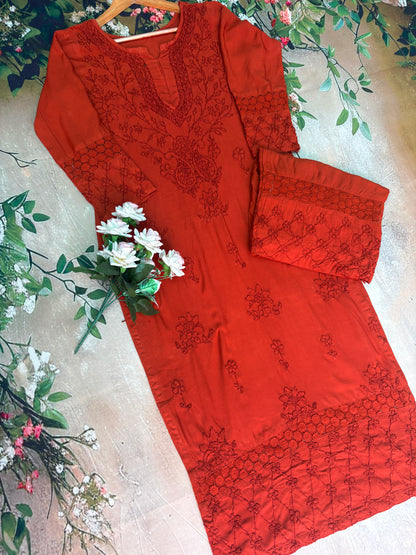 Nazakat Raha Authentic Lucknowi Kurta Set