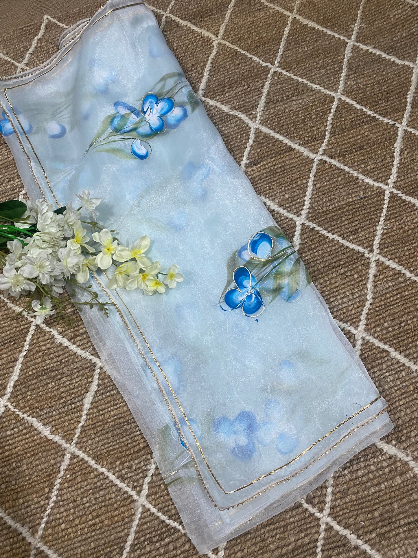 Gulabi Dhaga’s Authentic Hand Painted Sarees