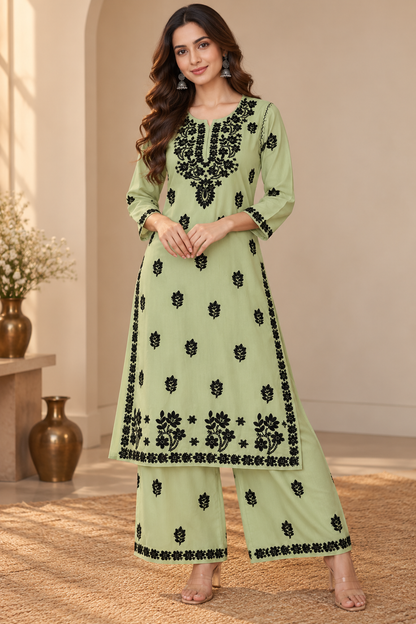Moon Bloom Kurta Set
