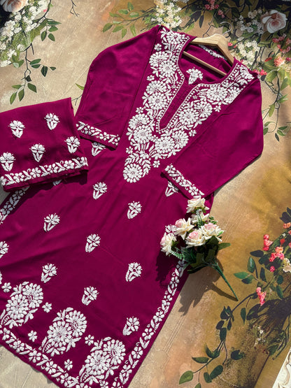 Riwaayat Chikankari Kurta Set