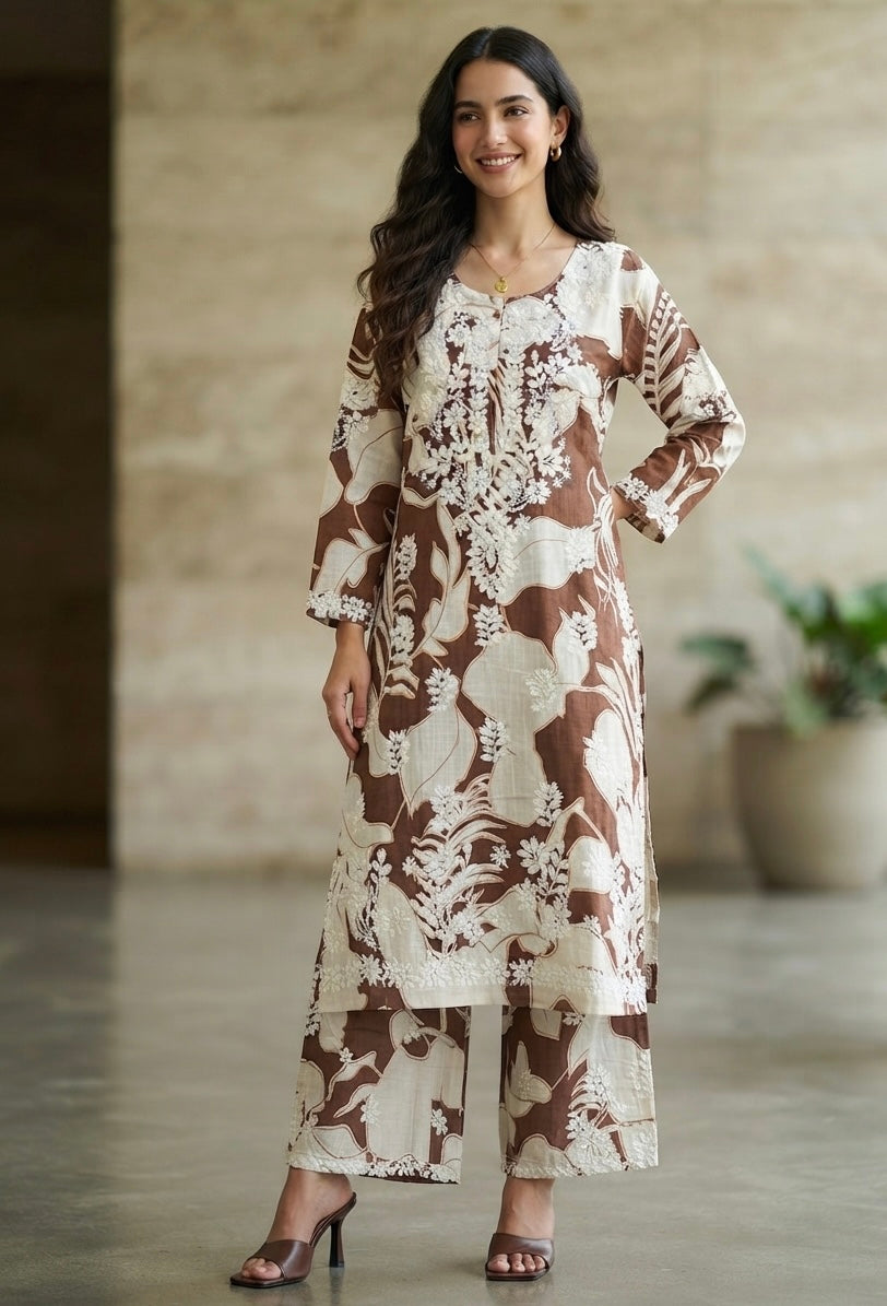 Gulabi Dhaga Kurta Set 6