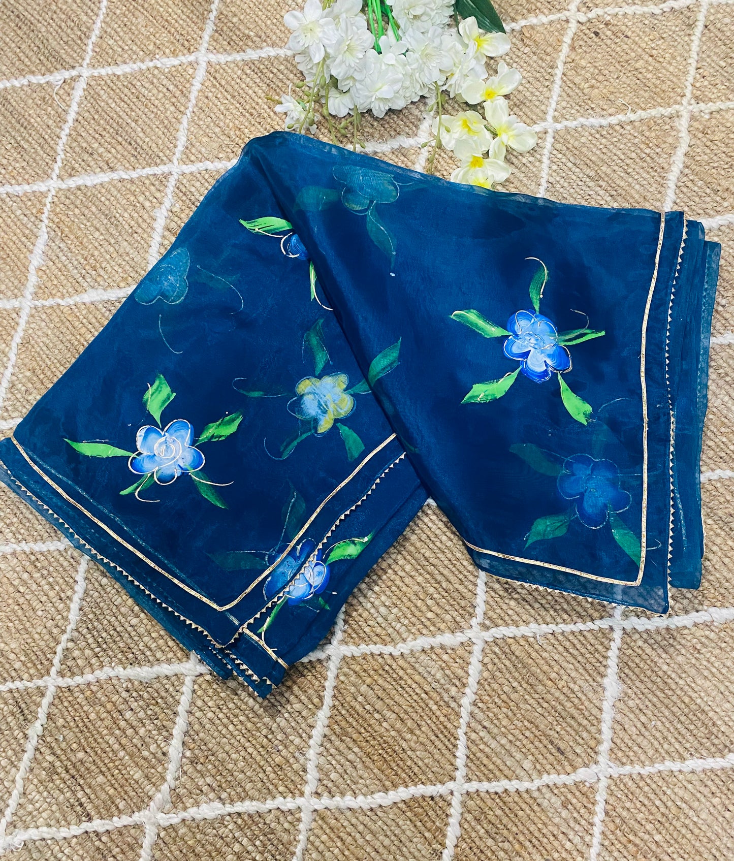Gulabi Dhaga’s Authentic Hand Painted Sarees