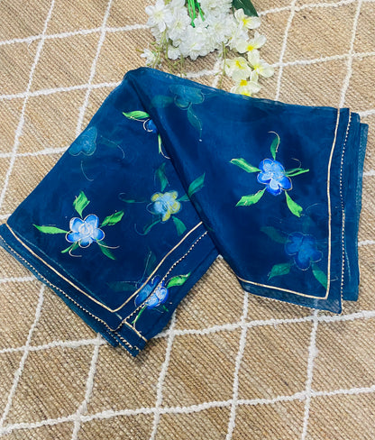 Gulabi Dhaga’s Authentic Hand Painted Sarees