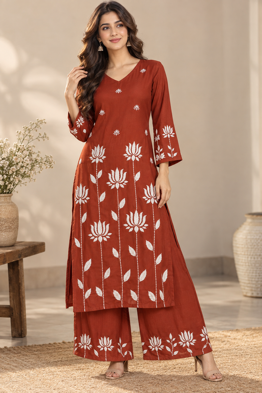 Lotus Bloom Kurta Set