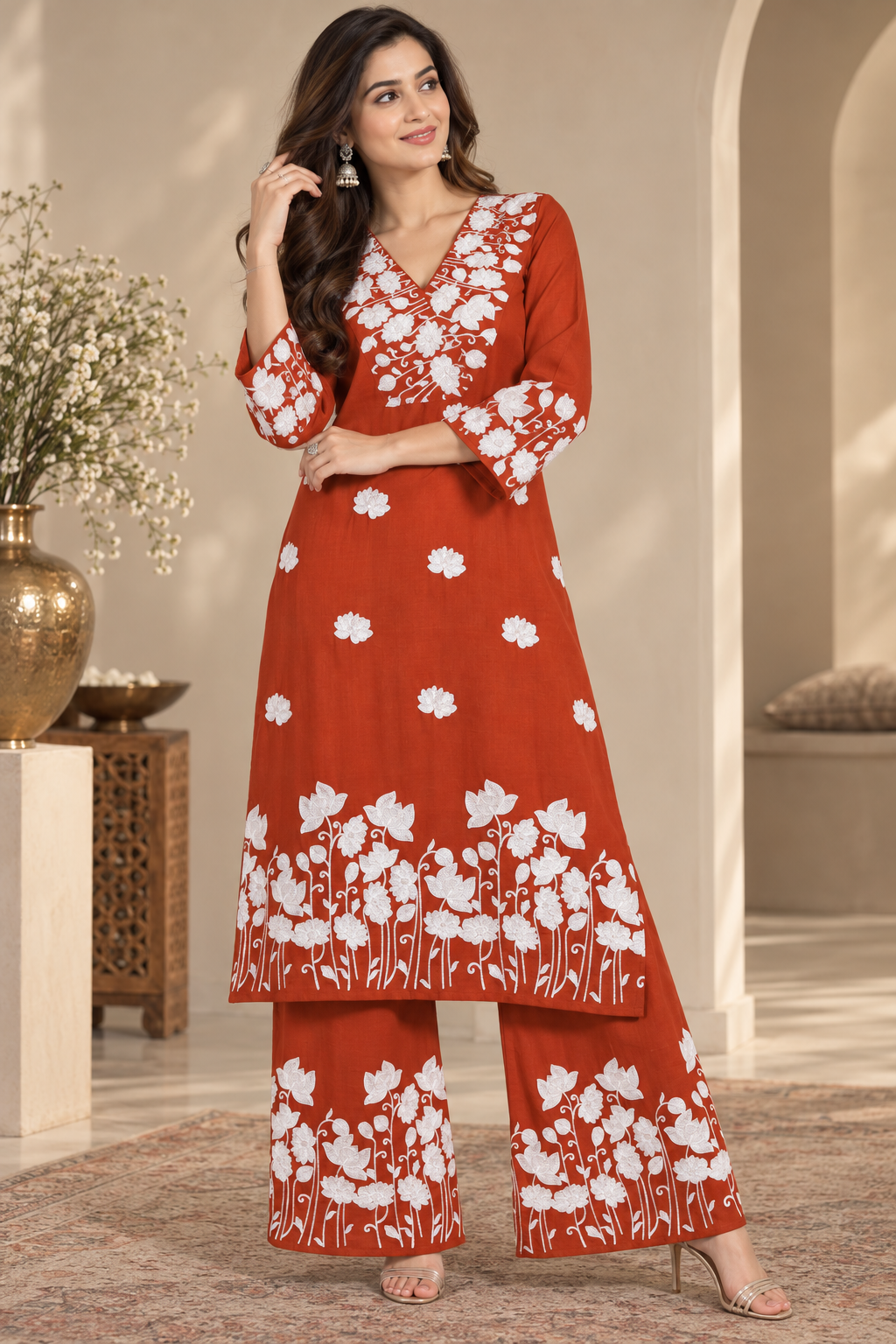 Jasmine Bloom Kurta Set