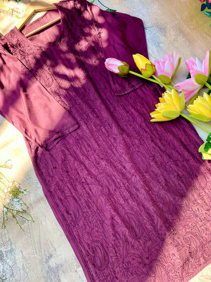 Khush Rang Gulabi Dhaga Kurta Set