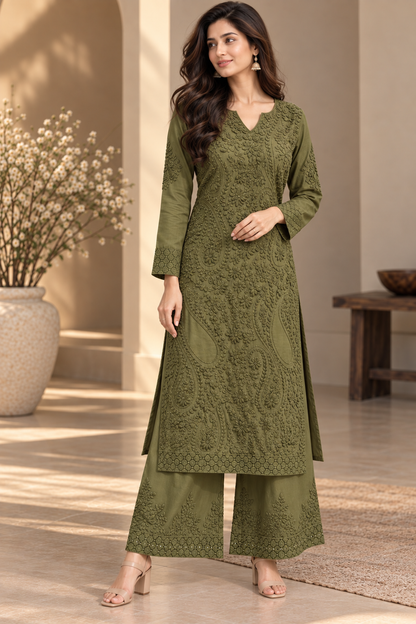 Paisley Bloom Kurta Set
