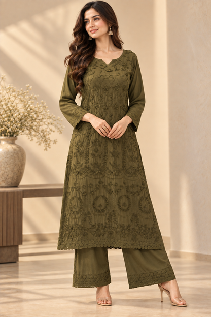Prisha Bloom Kurta Set