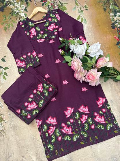 Noor rangin Kurta Set