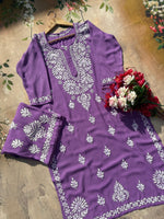Gulabi Dhaga's Riwaayat Chikankari Kurta Set 1