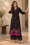 Midnight Bloom Kurta Set