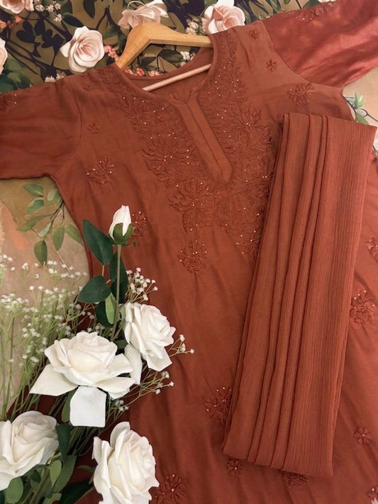 Lucknowi Kurta Set 23