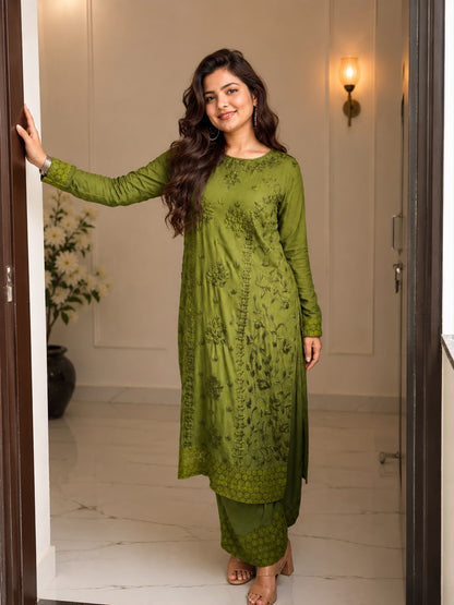 Nazakat Raha 02 Authentic Lucknowi Kurta Set