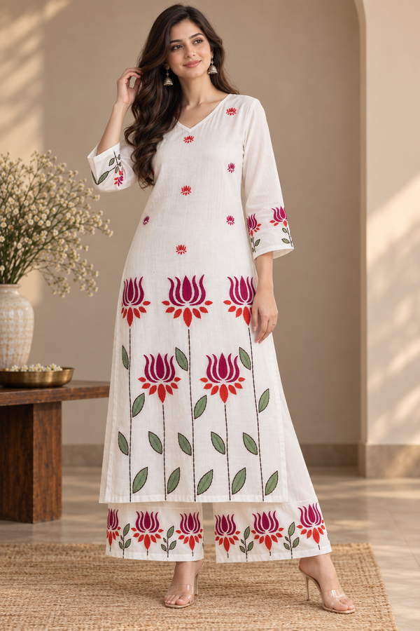 Raasha Bloom Kurta Set