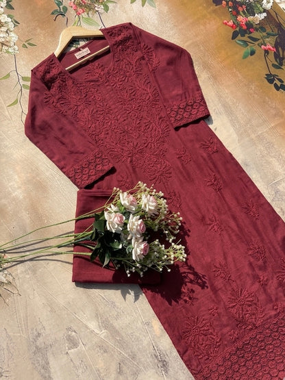 Nazakat Authentic Lucknowi Kurta Set