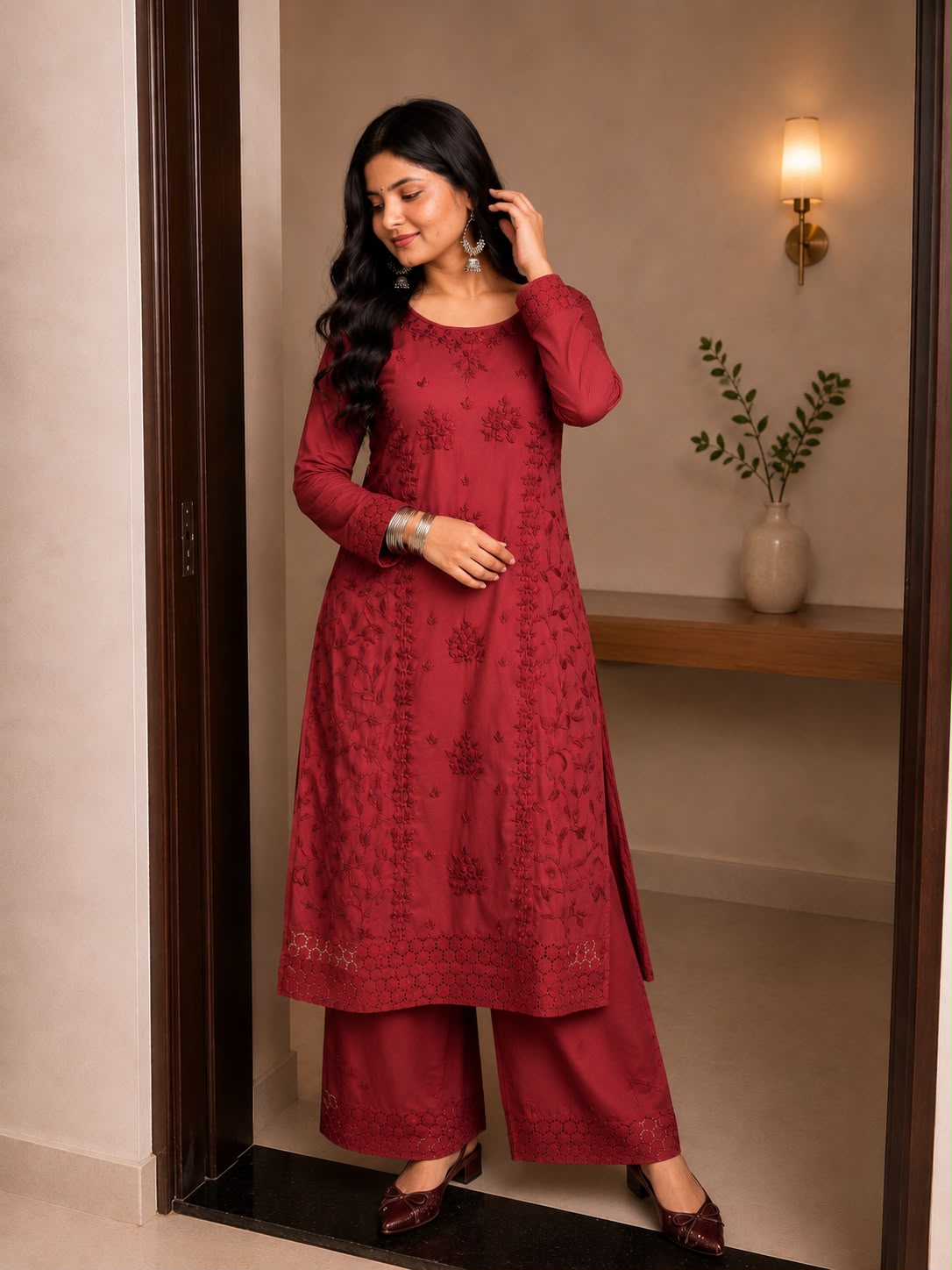 Nazakat Raha 02 Authentic Lucknowi Kurta Set