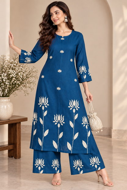 Lotus Bloom Kurta Set
