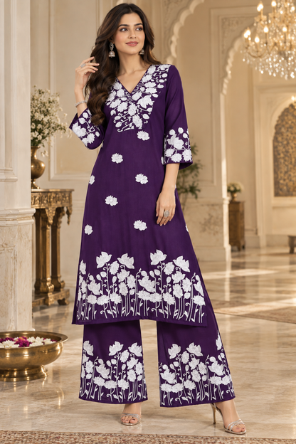 Jasmine Bloom Kurta Set