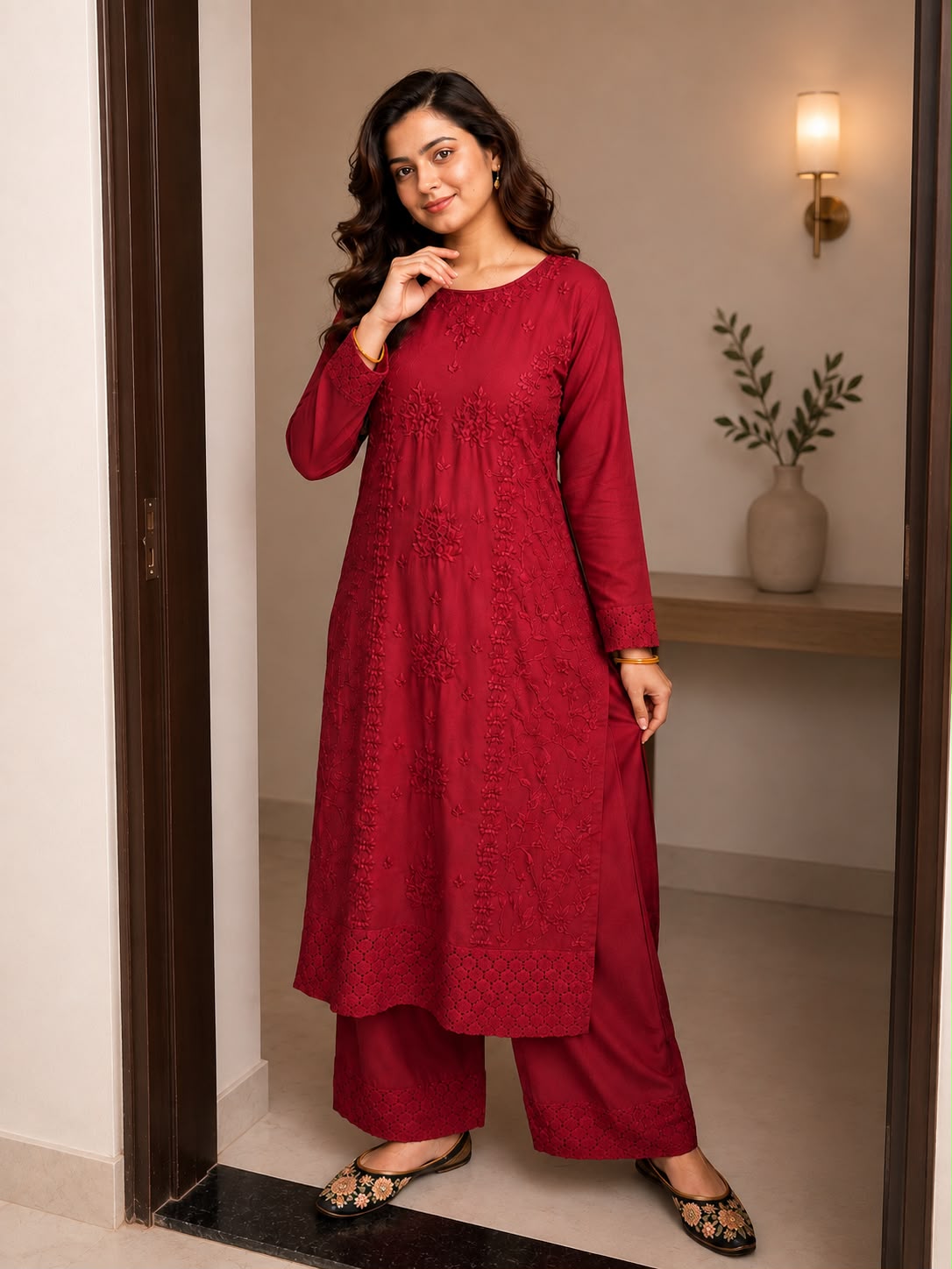 Nazakat Raha 02 Authentic Lucknowi Kurta Set
