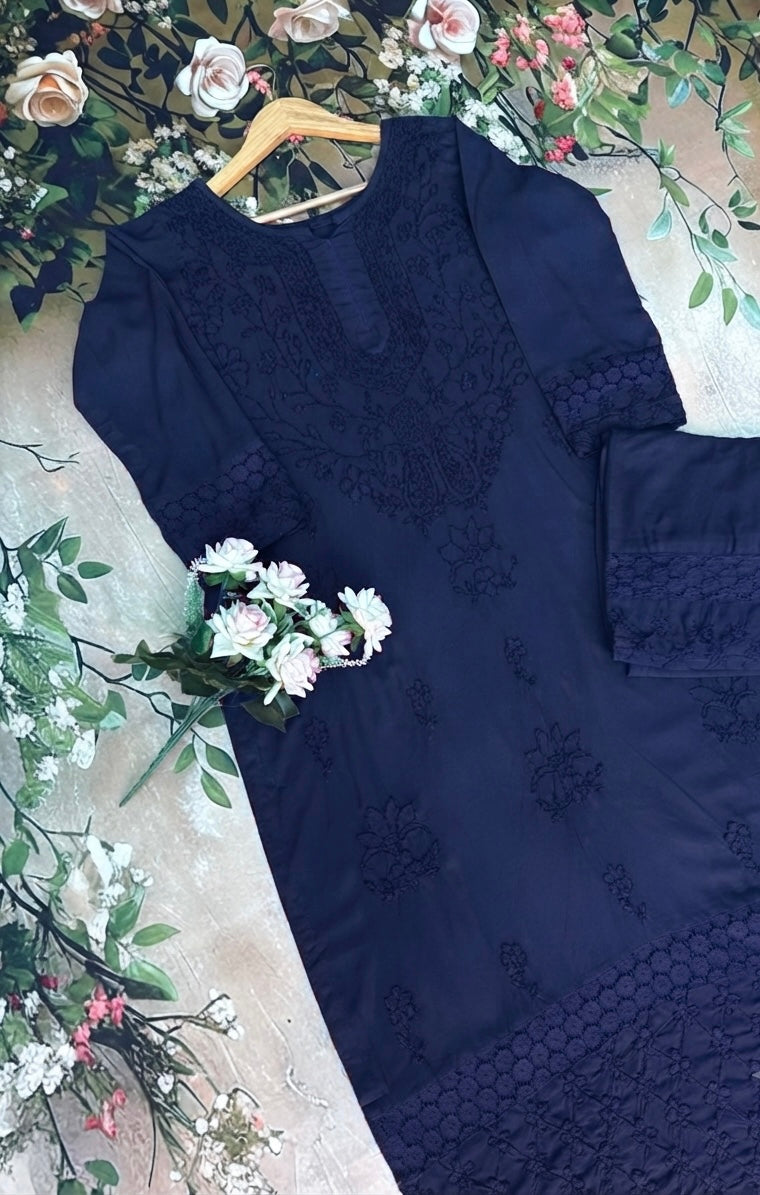 Nazakat Raha Authentic Lucknowi Kurta Set