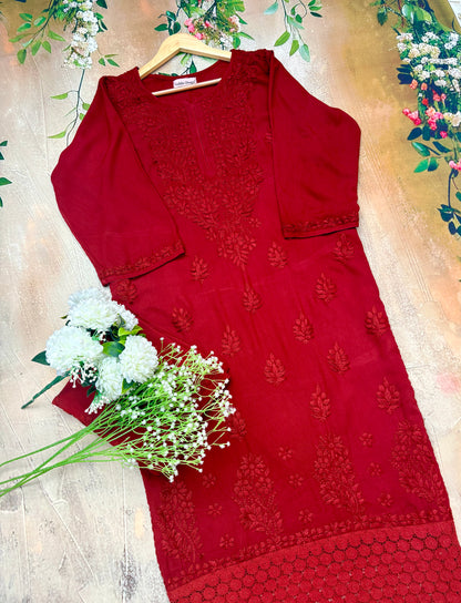 Nazakat Authentic Lucknowi Kurta Set