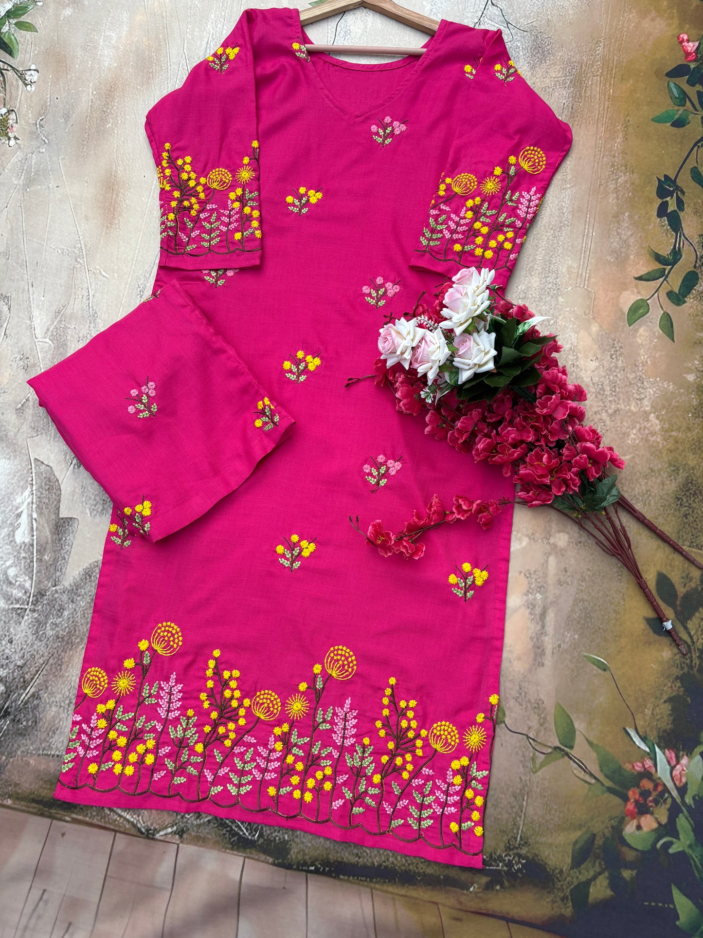 Noor rangin Kurta Set