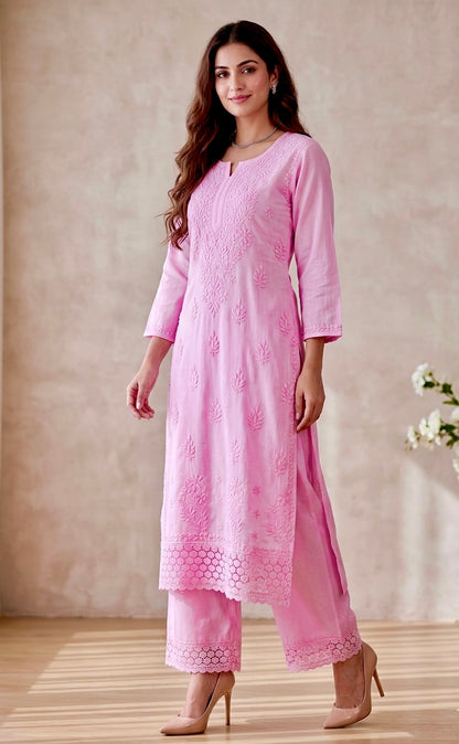 Nazakat Authentic Lucknowi Kurta Set
