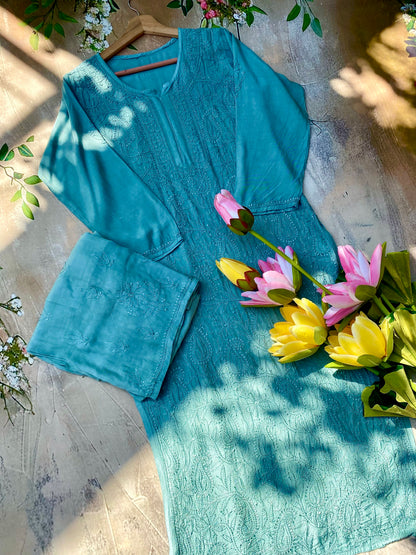 Khush Rang Gulabi Dhaga Kurta Set