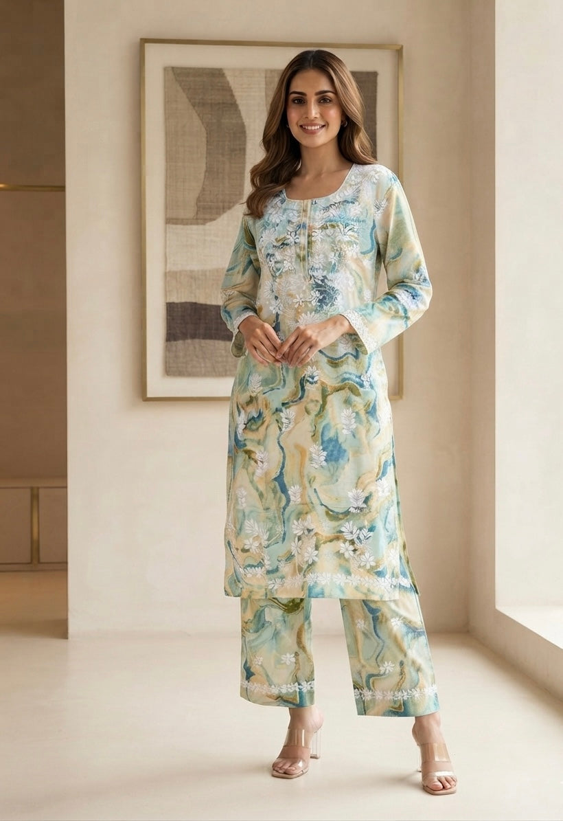 Gulabi Dhaga Kurta Set 5