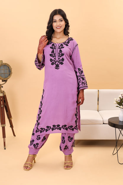 Amara Gulabi Dhaga’s Gulab Kurta with Afghani Pant Set