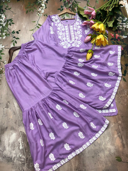 Karishma 1 Gulabi Dhaga Sharara Set