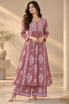 Crystal Bloom Kurta Set- Nayera Style