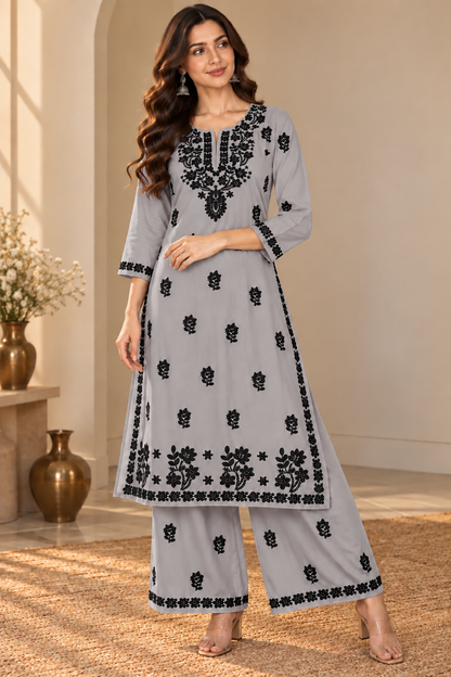 Moon Bloom Kurta Set