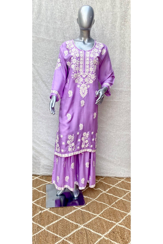 Karishma 1 Gulabi Dhaga Sharara Set