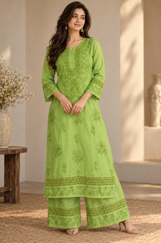 Nazakat Raha Bloom Kurta Set