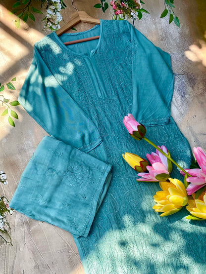 Khush Rang Gulabi Dhaga Kurta Set