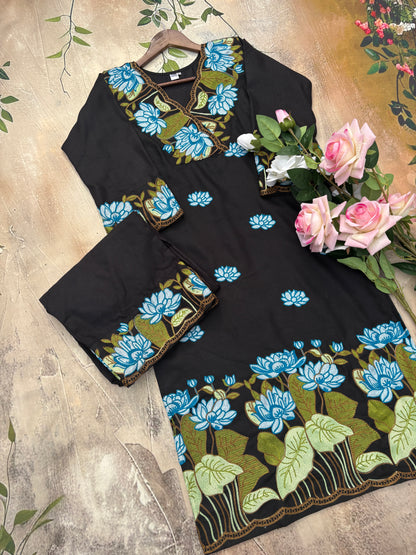 Noor rangin Kurta Set