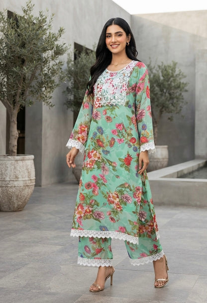 Gulabi Dhaga Kurta Set 2