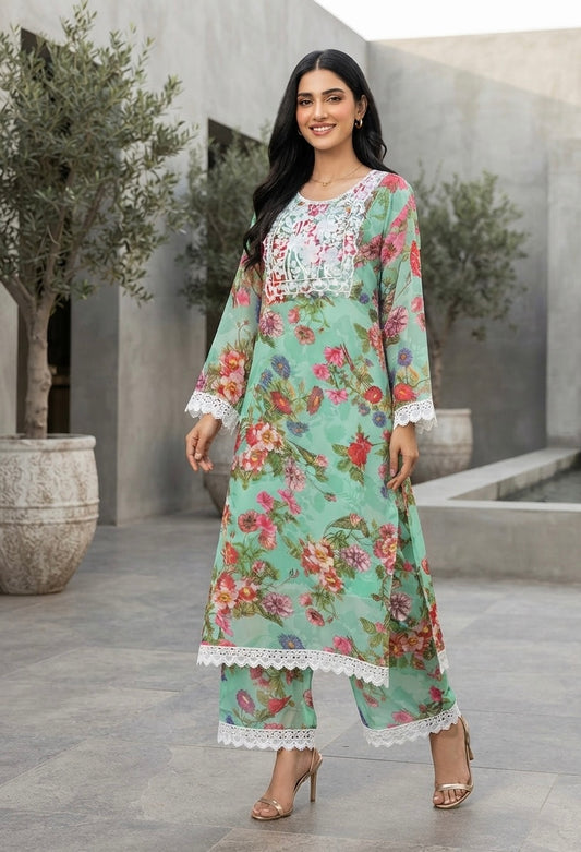 Gulabi Dhaga Kurta Set 2