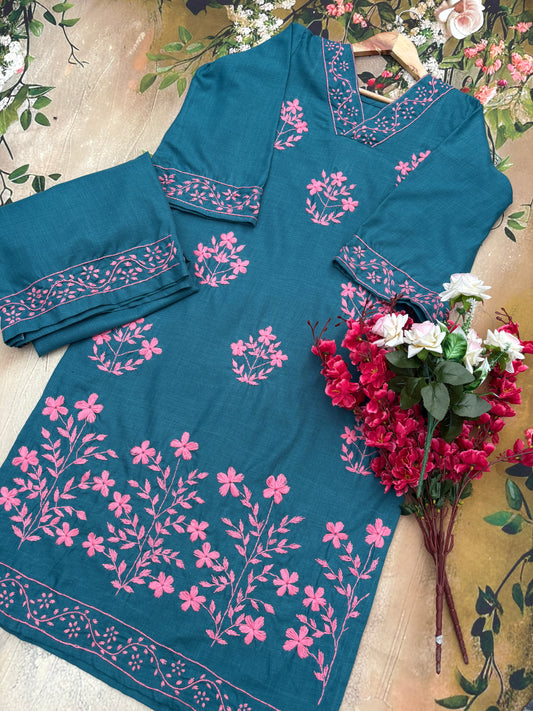 Kritika 2 Gulabi Dhaga Kurta Set