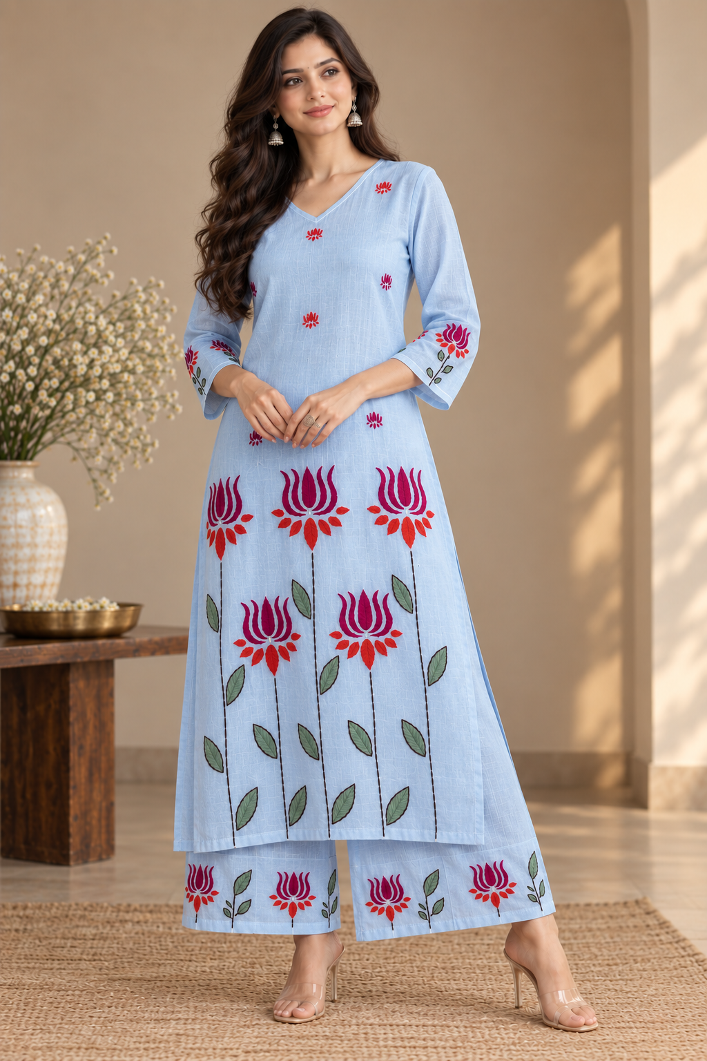 Raasha Bloom Kurta Set