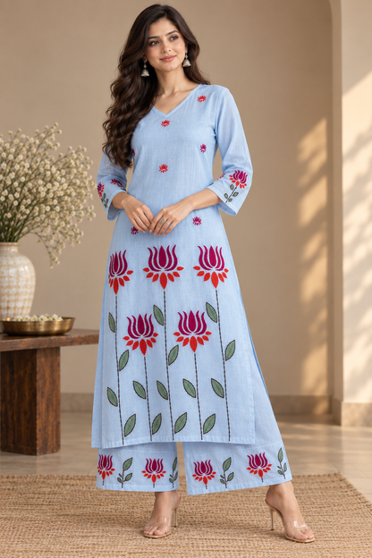 Raasha Bloom Kurta Set